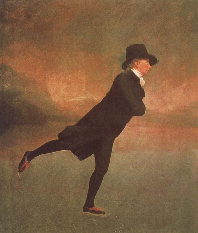Sir Henry Raeburn Reverend Robert Walker Skating on Duddingston Loch oil painting image
